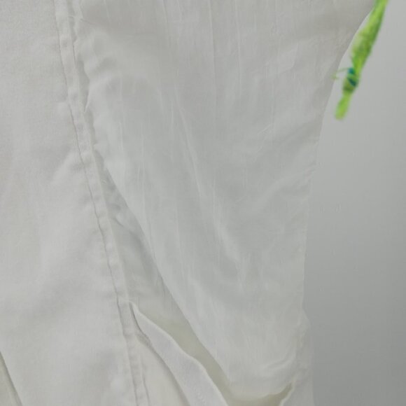 Barbara Lesser White Open Front Cardigan Size S - Picture 6 of 12